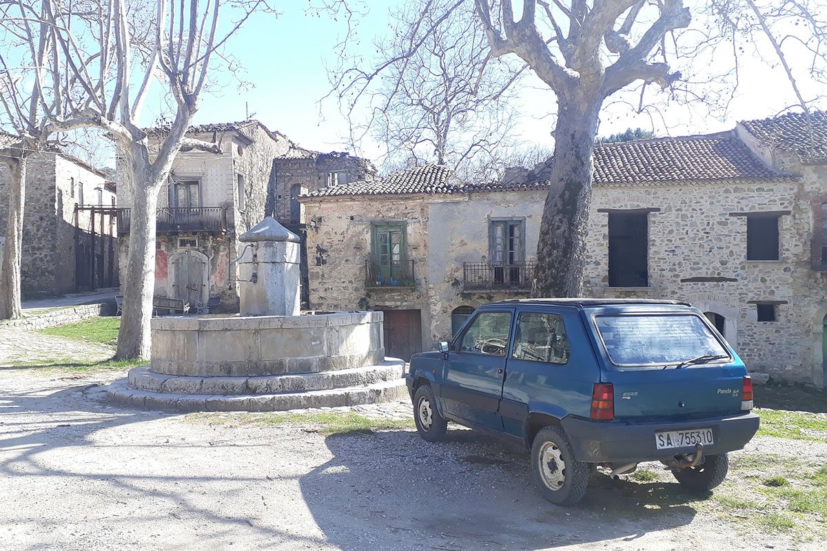 Escursioni in Panda 4x4 in Cilento a Corleto Monforte (SA)